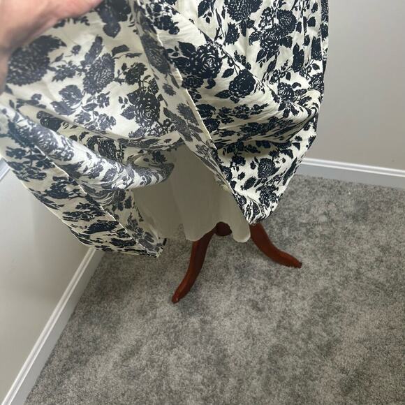 The Drop Women's Daksha Cotton Smocked Zipper Detail Dress Size Medium - Picture 5 of 6